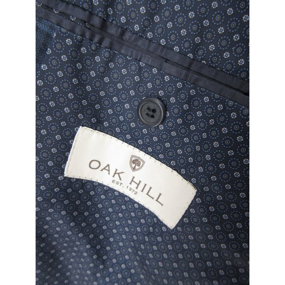 Oak Hill Sport Coat 4XLT Tall Blazer Wool Blend Plaid Jacket Preppy - Picture 11 of 14